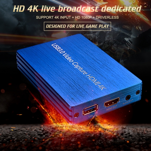 USB3.0 video capture HDMI with ring out 4k