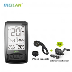 Meilan M4 Wireless Bicycle Speedometer Heart Rate Monitor Cadence Speed Sensor Waterproof Stopwatch