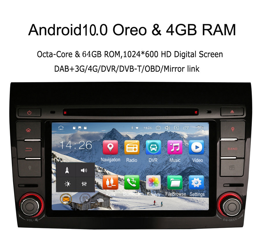 7 Zoll Android 10.0 Octa-core Autoradio 