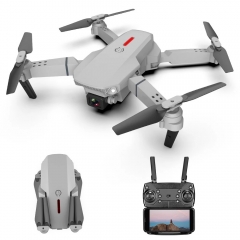 LS-E525 Drone de caméra WiFi FPV 4K Drone à double caméra en mode sans tête Altitude Hold Gesture Photo Vidéo Track Flight 3D Flip Quadricoptère RC