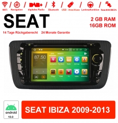 7 Zoll Android 10.0 Autoradio / Multimedia 2GB RAM 16GB ROM Für SEAT IBIZA 2009-2013