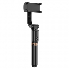 APEXEL APL-D6 Stabilisateur de cardan portatif à axe unique à 4 sections avec Selfie Stick Trépied de table Fonctions Rotation flexible à 360°