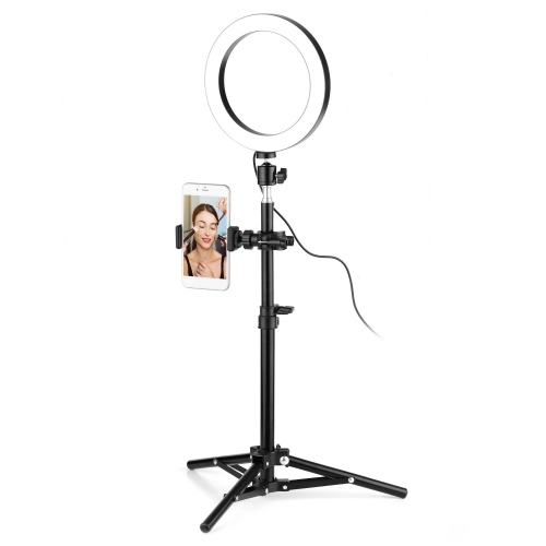 Ring light kit for live streaming self-portrait photography video recording makeup lighting