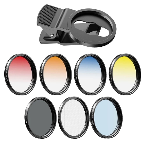 APEXEL APP-52UV-SHTG Kit de filtre de lance 7 en 1