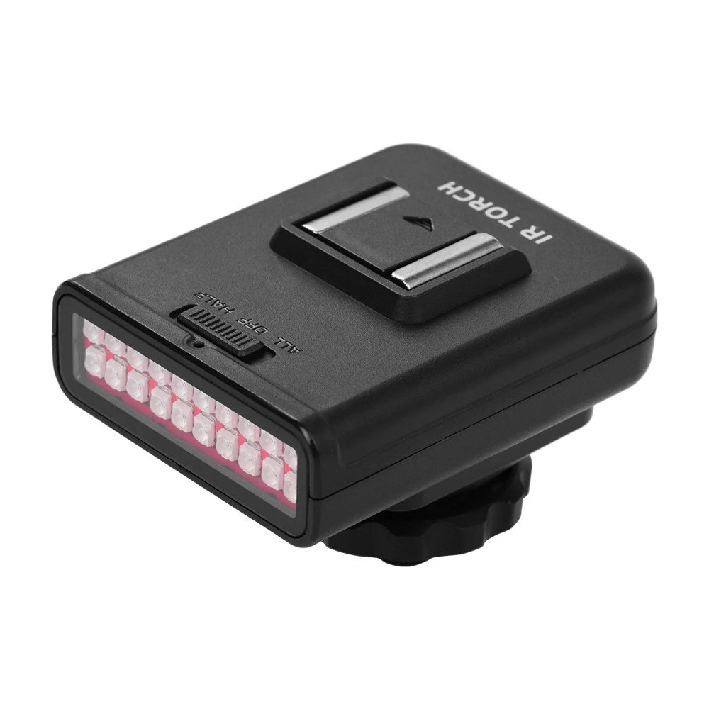 ORDRO LN-3 Studio IR LED-Licht USB wiederaufladbarer Infrarot-Nachtsicht-Infrarot-Illuminator