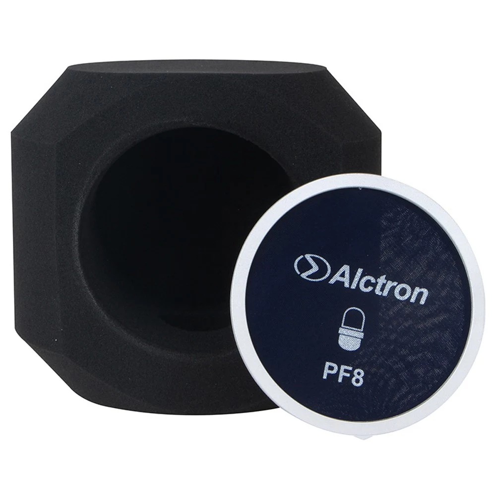 PF8 Professionnel Écran de microphone simple Filtre acoustique Écran de bureau Écran de vent