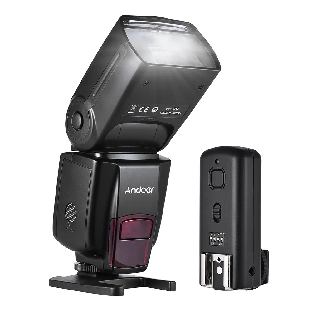 AD560 IV 2.4G Wireless Universal On-camera Slave Speedlite Flash Light GN50 with Flash Trigger