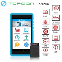 TOPDON ArtiMini Auto Diagnose Werkzeug Software Automotive Alle System OBDII OBD2 Bluetooth Scanner WiFi Volle Funktion pk X431 Profis