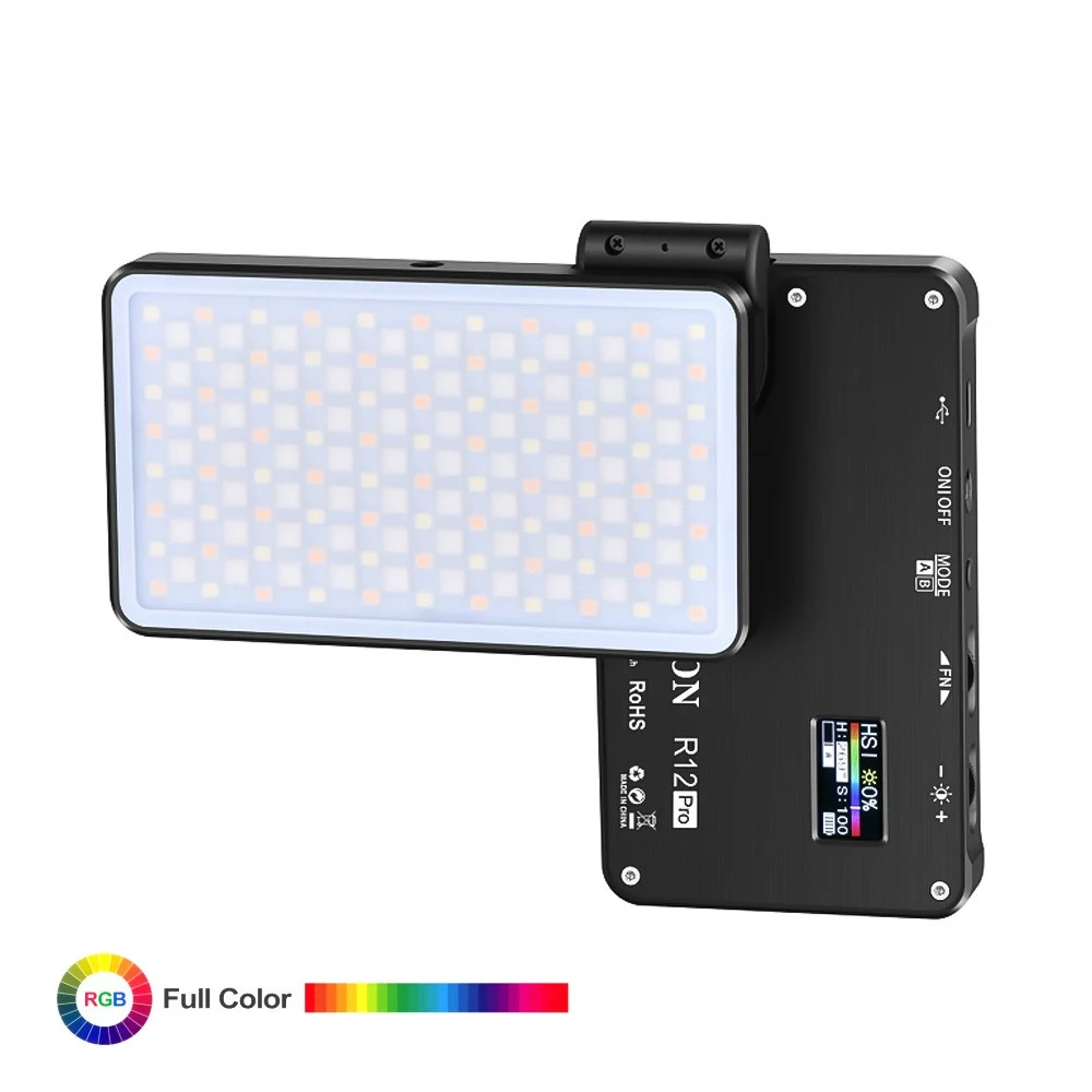 ATLSON R12 Pro RGB LED Light Panel Pliable Camera Lights