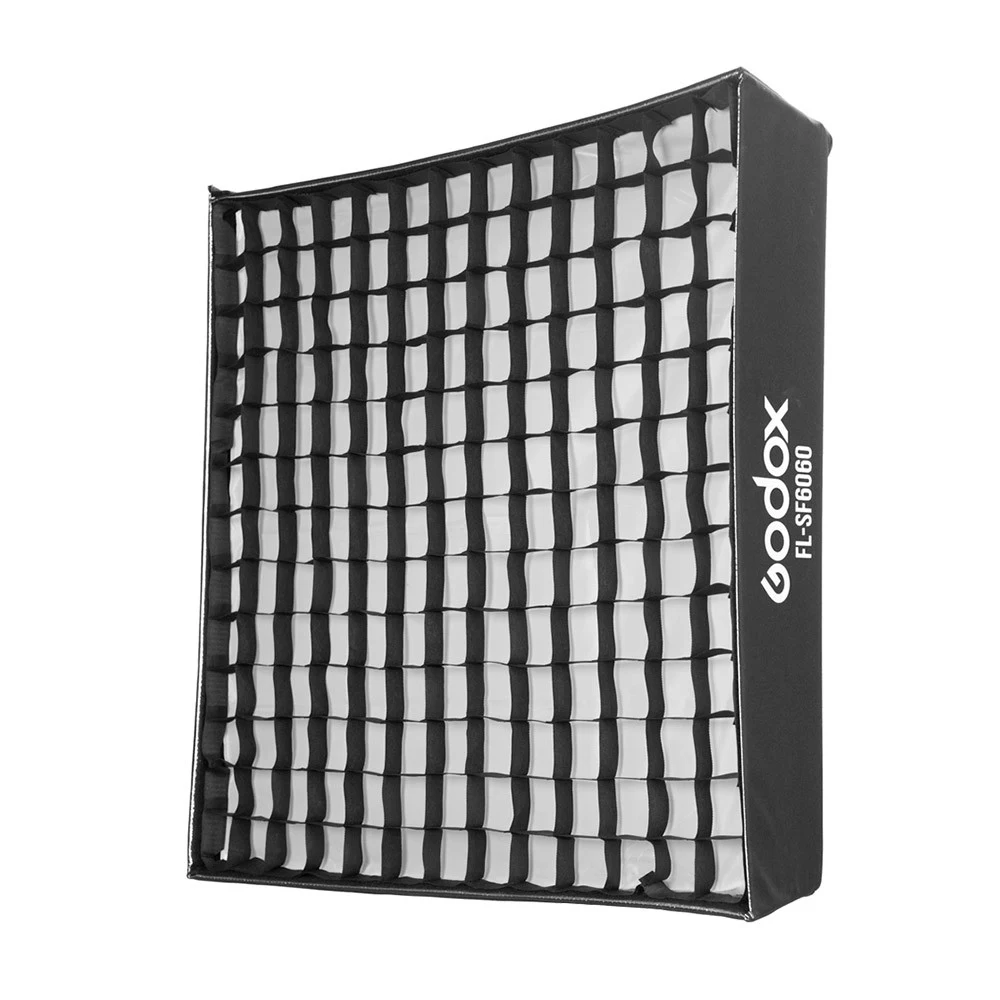 Godox FL-SF6060 Softbox Kit avec grille en nid d'abeille Sac de transport en tissu doux pour Godox FL150S Flexible LED Lumière Roll-Flex Photo Light p