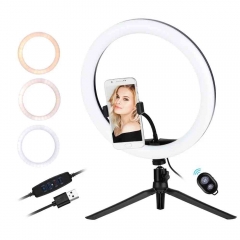 30cm/12inch LED Ring Light 5600-8200K Diammable 3 Colors