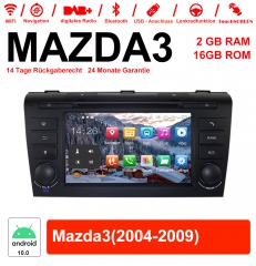 7 Zoll Android 10.0 Autoradio / Multimedia 2GB RAM 16GB ROM  für Mazda3(2004-2009)