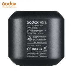 Godox WB26 2.6Ah AD600PRO Lithium Battery for AD600PRO AD600 PRO