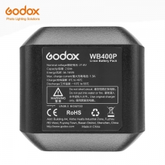 Godox AD400PRO WB400P Batterie Li-ion Lampe Flash externe Lampe de caméra Alimentation Batterie de secours