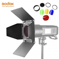 Godox BD-08 Honeycomb Grid Barn Door with Color Filter for Godox AD400Pro Outdoor Flash Strobe Light Monolight BD08