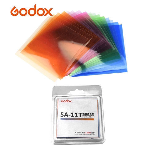 Godox SA-11T ensemble de réglage de la température de couleur filtres de couleur pour Godox S30 se concentrant sur la photographie par lumière vidéo L
