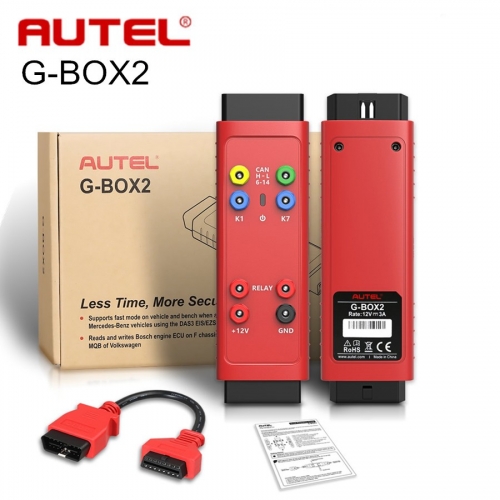 Outil accessoire Autel G-BOX 2 G BOX 2 pour Mercedes Benz toutes les clés perdues utilisées avec Autel MaxiIM IM608 / IM508