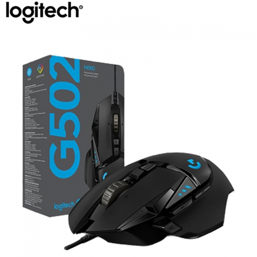 Souris de jeu professionnelle Logitech G502 HERO 16000DPI souris de programmation de jeu synchronisation de la lumière réglable pour souris Gamer