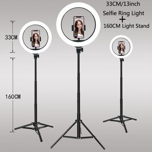 Video lights Dimmable light Selfie LED ring light USB ring light with tripod stand light edge for TikTok Youtube