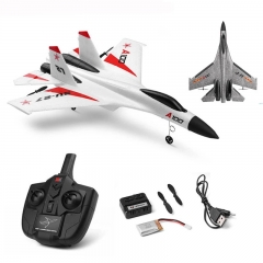 Wltoys XK A100-SU27 A100-J-11 RC Airplane 2.4G 340mm 3CH Airplane Fixed Wing Airplanes Outdoor RC Toys Flying Remote Control Plane Kids Gift