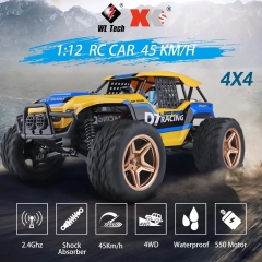 Wltoys 12402a 1/12 4WD 2.4G RC Car Vehicle Models High Speed 45km / h Remote Control Car Adults Off-road Truck Vehicle Toys 12402-a