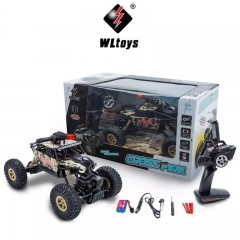 WLTOYS 18428-A 1/18 2.4GHz 4WD RC Missile Car with 0.3MP Wifi FPV Camera Off-road Crawler Real-time for Kid Toy Gift