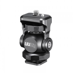 UURig R015 Monitor Mount Bracket Holder Mini Robot Ballhead With Cold Shoe Mount for Sony Nikon DSLR Cameras Gimbal Accessories