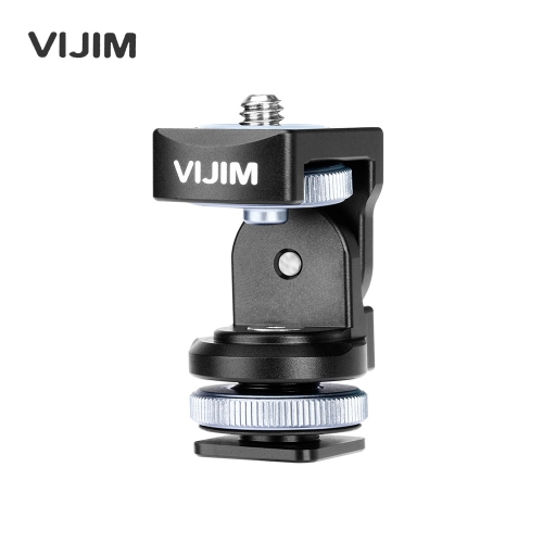 VIJIM VK-2 360 Degree Paranomic Ballhead Camera Head Strong Damping PTZ Cold Shoe Mount