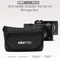 UURig R014 Vlog Kamera Fall Sony Rx100 VII Canon G7x Mark III Anti-Scratch Wasserdichte Tragbare Trage Lagerung Tasche weiche Box