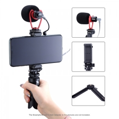 Ulanzi Smartphone Video Kit Microphone Tripod Vlog Set Phone Tripod Mount Kit 3.5MM Jack Video Audio Microphone