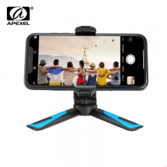APEXEL 360 Rotation Vertical Shooting 2 in 1 Mini Tripod Phone Mount Holdr for iPhone Xs Max Xs X 8 7 Plus Samsung S8 S9