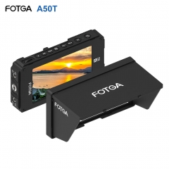 FOTGA A50T 5 pouces FHD IPS Vedio moniteur caméra 1920 * 1080 écran tactile double plaque de batterie NP-F pour 5D III IV A7 A7R A7S II III GH5