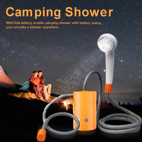 Electric Shower Portable Rechargeable Battery Mobile Bathing Pump Outdoor Camping Shower For Water Flower Vehicle Cleaning