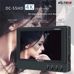 VILTROX DC-55HD 5,5Zoll Kamera-Feldmonitor LCD-Bildschirm Full HD 1920 x 1200 Unterstützung 4K HDMI-Signal