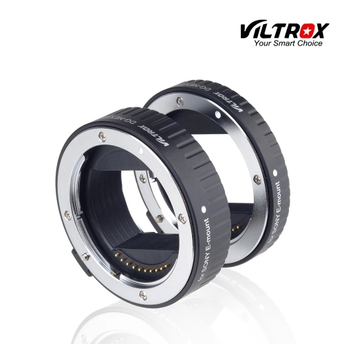 Viltrox DG-NEX Metal Mount Auto Focus Macro Extension Tube Ring for Sony E Mount Camera A7RIII A7RII A7III A7R A7 A6300 A6500