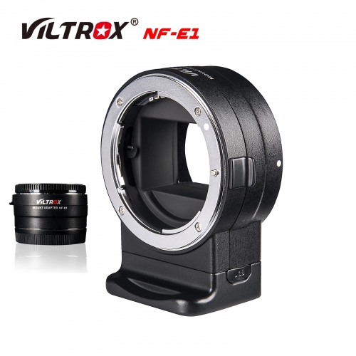 VILTROX NF-E1 Lens Adapter Ring Autofocus Lens Adapter Iris Control for Nikon Lens F to Sony E mount A7SI a7II A7II camera