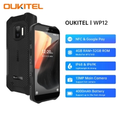 OUKITEL WP12 5.5 Inch Dual SIM IP68 IP69K Smartphone 4G RAM 32G ROM