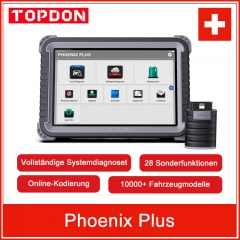 Topdon Phoenix Plus Car Diagnostic Tool OBD2 II Full Function Diagnostic Automotive Professional Diagnostic ECU Coding