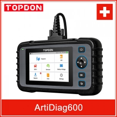 TOPDON ArtiDiag600 OBD2 Scanner Car Diagnostic Tool Automotive Scan Car Diagnostic ABS SRS Engine Test Car Scanner