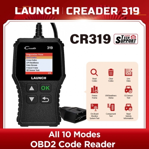 LAUNCH X431 Creader 319 CR319 volle obd2 scanner obd eobd lecteur de code automatique diagnostic automatique outil de scanner
