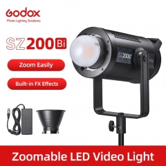 Godox SZ200Bi SZ200 Bi 200W 2800-6500K Lampe vidéo LED bicolore pour la photographie en direct