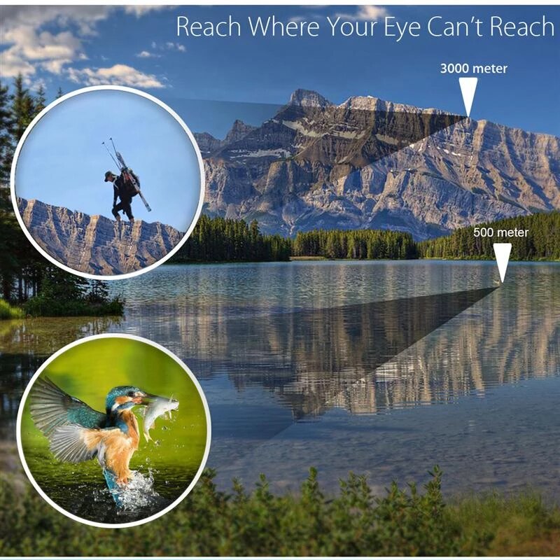 Teleskop 60X60 HD Fernglas Hohe Klarheit 10000M High Power Für Outdoor Jagd Optische Lll Nachtsicht fernglas Festen Zoom
