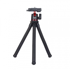 ulanzi MT-11 Flexible Octopus Tripod Stand 1/4 Inch Screw 2-in-1 Platform Design 360° Adjustment Ballhead 1.2kg/2.6lbs Load Capacity