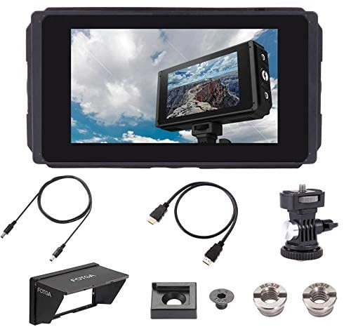 Fotga C50 5 Zoll Ultra Bright 2000nit On Camera Touchscreen 3D-LUT Field Monitor, Waveform, Vectorscope, 4K HDMI, Dual Battery