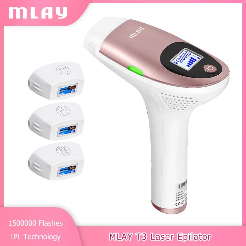 MLAY T3 IPL Laser Epilierer Laser Haar Entfernung Gerät mit 500000 Aufnahmen Hause Verwenden Depilador für Frauen Laser Haar entfernung