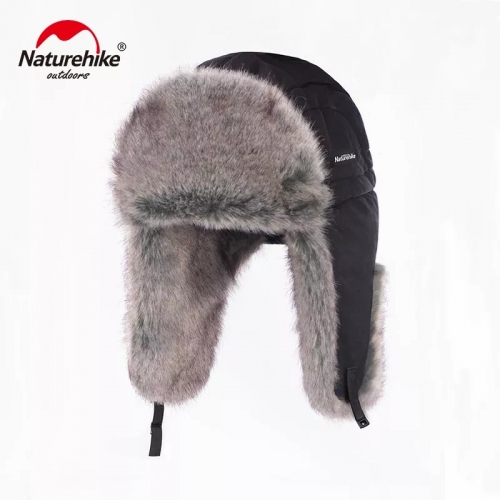 Naturehike Hiver Coupe-Vent Chaud Lei Feng Chapeau Fausse Fourrure De Renard Chapeau En Plein Air Équitation Chapeau De Protection D'oreille