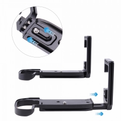 FOTGA Camera Hand Grip Quick Release Plate Vertical Bracket for Canon E0S R6 / R5