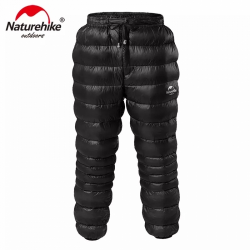Naturehike Outdoor Down Pants Vêtements imperméables Randonnée Camping Pantalon en duvet d'oie d'hiver chaud