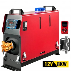 Réchauffeur d'air diesel 8KW 12V/24V tout en un avec télécommande pour interrupteur LCD silencieux pour remorque d'autobus de voiture RV