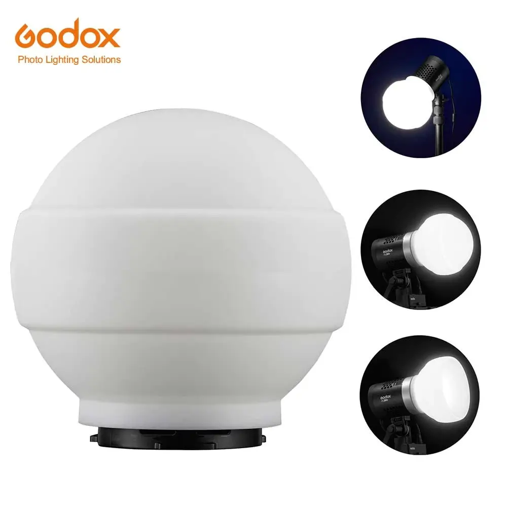 Godox ML-CD15 ML-CS162 Silica Gel Diffusion Dome Kit for ML30 MLBI ML60 BI V1 V1S V1C V1N V1F V860III-S TT685S AD300PRO AD400PRO